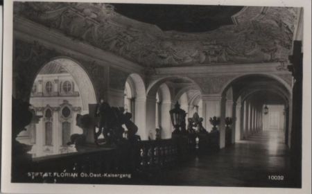 Österreich - Sankt Florian - Stift, Kaisergang - ca. 1950 Österreich - Sankt Florian - Stift, Kaisergang - ca. 1950