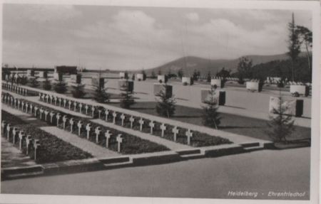 Heidelberg - Ehrenfriedhof - ca. 1960 Heidelberg - Ehrenfriedhof - ca. 1960
