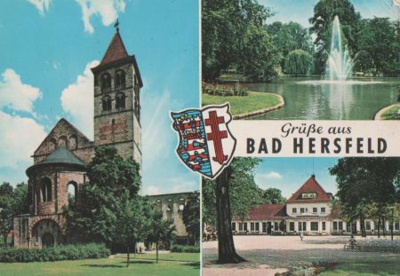 Bad Hersfeld - mit 3 Bildern - 1965 Bad Hersfeld - mit 3 Bildern - 1965