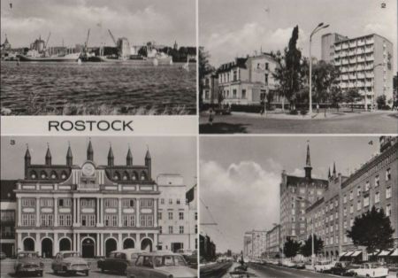 Rostock - u.a. Blick zum alten Hafen - 1978 Rostock - u.a. Blick zum alten Hafen - 1978