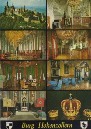 Burg Hohenzollern bei Bisingen - mit 10 Bildern - ca. 1975 Burg Hohenzollern bei Bisingen - mit 10 Bildern - ca. 1975