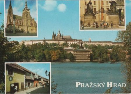 Tschechien - Prag, Burg - Panorama - 1987 Tschechien - Prag, Burg - Panorama - 1987