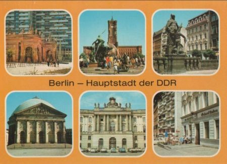 Berlin, Ostteil - u.a. St. Hedwigs-Kathedrale - 1983 Berlin, Ostteil - u.a. St. Hedwigs-Kathedrale - 1983