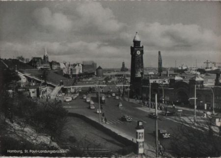 Hamburg - St. Pauli-Landungsbrücken - ca. 1965 Hamburg - St. Pauli-Landungsbrücken - ca. 1965