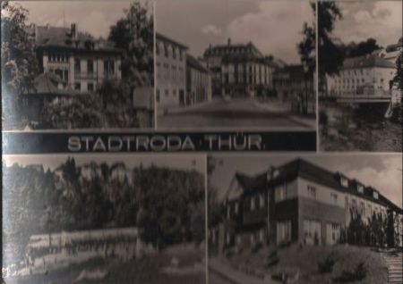 Stadtroda - u.a. Ernst-Thälmann-Platz - 1971 Stadtroda - u.a. Ernst-Thälmann-Platz - 1971