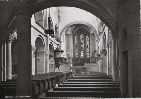 Schweiz - Zürich - Grossmünster - ca. 1960 Schweiz - Zürich - Grossmünster - ca. 1960
