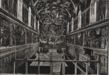 Vatikan - Vatikanstadt - Cappella Sistina, Interno - ca. 1965 Vatikan - Vatikanstadt - Cappella Sistina, Interno - ca. 1965