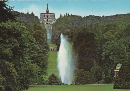 Kassel - Wilhelmshöhe, Herkules und Fontäne - ca. 1980 Kassel - Wilhelmshöhe, Herkules und Fontäne - ca. 1980