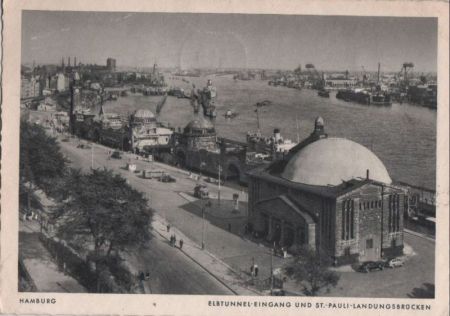 Hamburg - Elbtunnel - 1954 Hamburg - Elbtunnel - 1954