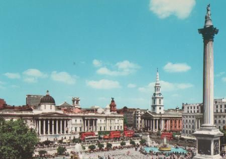 Großbritannien - London - Trafalgar Square - ca. 1975 Großbritannien - London - Trafalgar Square - ca. 1975