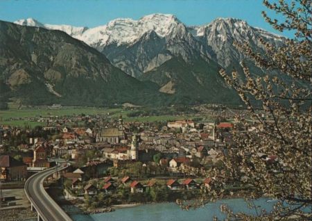 Österreich - Hall, Tirol - mit Nordkette - ca. 1975 Österreich - Hall, Tirol - mit Nordkette - ca. 1975