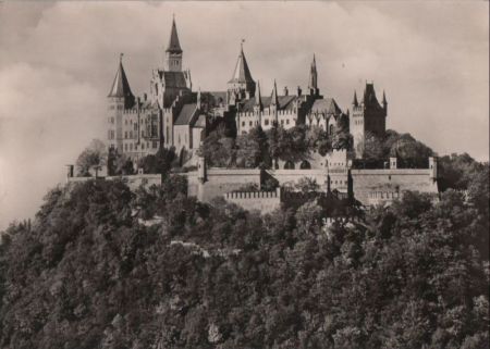 Burg Hohenzollern bei Bisingen - ca. 1965 Burg Hohenzollern bei Bisingen - ca. 1965