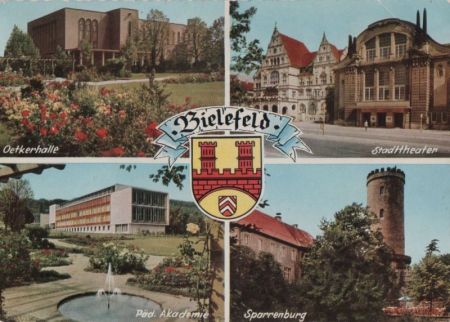 Bielefeld - u.a. Stadttheater - ca. 1960 Bielefeld - u.a. Stadttheater - ca. 1960