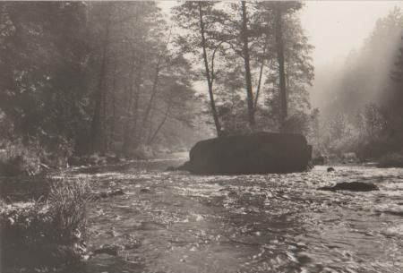 Scheibe-Alsbach - Schwarzatal - Morgenstimmung - ca. 1975 Scheibe-Alsbach - Schwarzatal - Morgenstimmung - ca. 1975