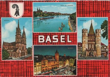 Schweiz - Basel - mit 4 Bildern - ca. 1965 Schweiz - Basel - mit 4 Bildern - ca. 1965