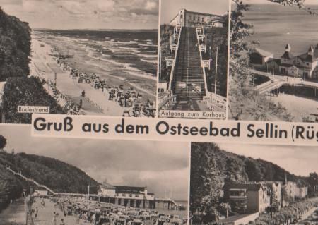 Binz - Sellin auf Rügen u.a. Wilhelm-pieck-Straße - ca. 1965 Binz - Sellin auf Rügen u.a. Wilhelm-pieck-Straße - ca. 1965