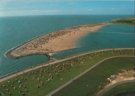 Büsum - Blick zum Sandstrand - 1988 Büsum - Blick zum Sandstrand - 1988