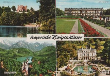 Schwangau - Bayerische Königsschlösser u.a. Linderhof - 1969 Schwangau - Bayerische Königsschlösser u.a. Linderhof - 1969