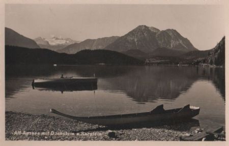 Österreich - Altaussee - mit Dachstein - ca. 1960 Österreich - Altaussee - mit Dachstein - ca. 1960
