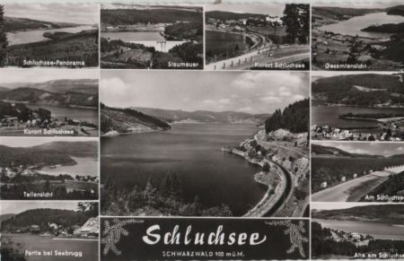 Schluchsee - u.a. der Kurort Schluchsee - ca. 1960 Schluchsee - u.a. der Kurort Schluchsee - ca. 1960