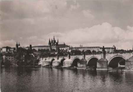 Tschechien - Prag - Praha - Prager Burg und Karlsbrücke - 1964 Tschechien - Prag - Praha - Prager Burg und Karlsbrücke - 1964