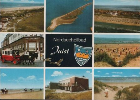 Juist - 8 Teilbilder - 1973 Juist - 8 Teilbilder - 1973