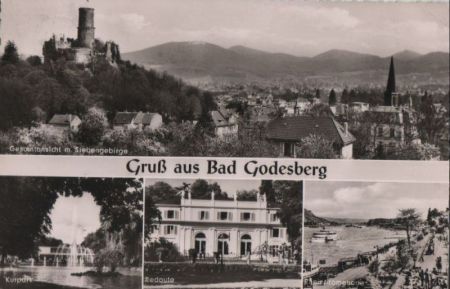 Bonn-Bad Godesberg - u.a. Kurpark - 1958 Bonn-Bad Godesberg - u.a. Kurpark - 1958