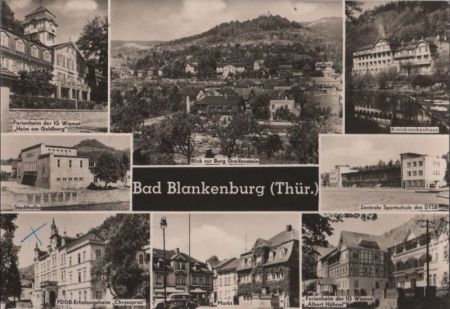 Bad Blankenburg - u.a. Stadthalle - 1963 Bad Blankenburg - u.a. Stadthalle - 1963