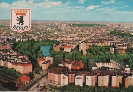 Berlin, Westteil - Blick vom Funkturm - ca. 1975 Berlin, Westteil - Blick vom Funkturm - ca. 1975
