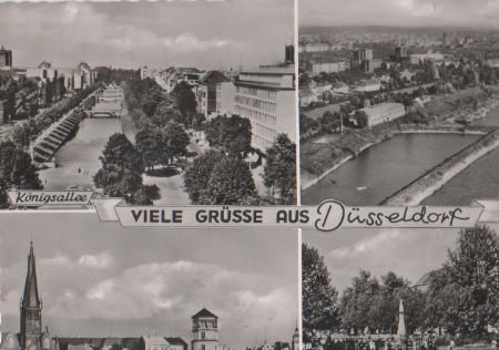 Düsseldorf u.a. Yachthafen - 1956 Düsseldorf u.a. Yachthafen - 1956