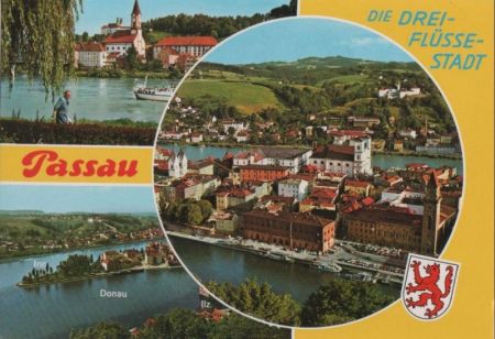 Passau - 3 Teilbilder - ca. 1980 Passau - 3 Teilbilder - ca. 1980