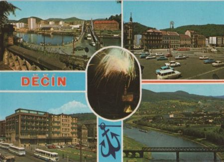 Tschechien - Decin - mit 5 Bildern - ca. 1980 Tschechien - Decin - mit 5 Bildern - ca. 1980