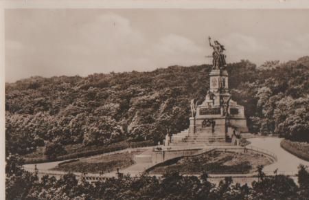 Rüdesheim - Nationaldenkmal - ca. 1955 Rüdesheim - Nationaldenkmal - ca. 1955
