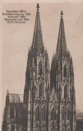 Köln - Dom Westfront - 1928 Köln - Dom Westfront - 1928