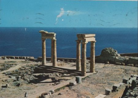 Griechenland - Rhodos - Akropolis von Lindos - 1978 Griechenland - Rhodos - Akropolis von Lindos - 1978