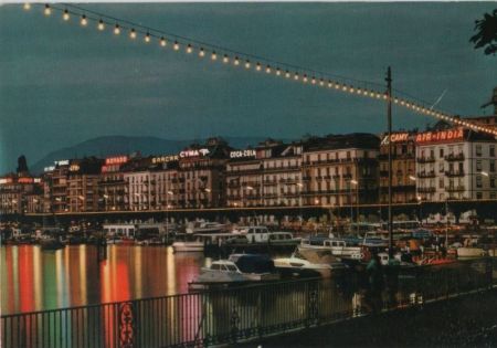 Schweiz - Genf - Quai des Eaux-Vives - ca. 1980 Schweiz - Genf - Quai des Eaux-Vives - ca. 1980