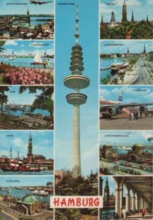 Hamburg - Fernsehturm - 1980 Hamburg - Fernsehturm - 1980