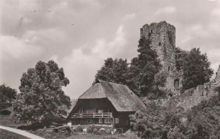 Königsfeld - Ruine Waldau - 1964 Königsfeld - Ruine Waldau - 1964