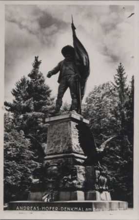 Österreich - Innsbruck - Berg Isel, Andreas-Hofer-Denkmal - ca. 1955 Österreich - Innsbruck - Berg Isel, Andreas-Hofer-Denkmal - ca. 1955