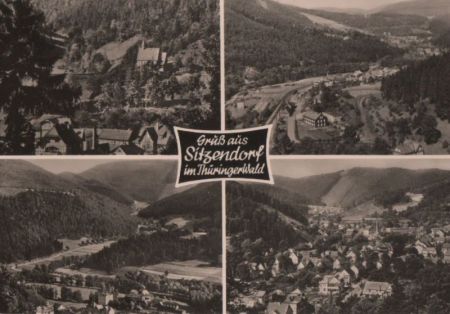 Sitzendorf - mit 4 Bildern - 1974 Sitzendorf - mit 4 Bildern - 1974