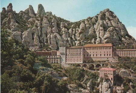 Spanien - Montserrat - Allgemeine Ansicht - ca. 1980 Spanien - Montserrat - Allgemeine Ansicht - ca. 1980