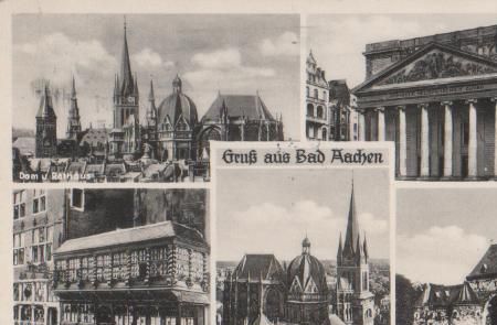 Gruß aus Bad Aachen - 1961 Gruß aus Bad Aachen - 1961