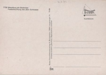 Meersburg - Festbeleuchtung des alten Schlosses