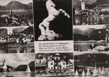 Österreich - St. Wolfgang - mit 8 Bildern - ca. 1955 Österreich - St. Wolfgang - mit 8 Bildern - ca. 1955