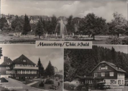 Masserberg - u.a. Augenheilstätte - ca. 1980 Masserberg - u.a. Augenheilstätte - ca. 1980