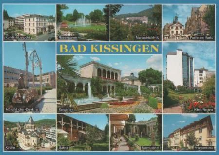 Bad Kissingen u.a. Münzhändler-Denkmal - ca. 1995 Bad Kissingen u.a. Münzhändler-Denkmal - ca. 1995