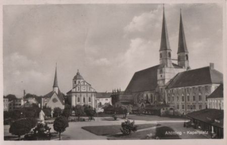 Altötting - Kapellplatz - 1949 Altötting - Kapellplatz - 1949