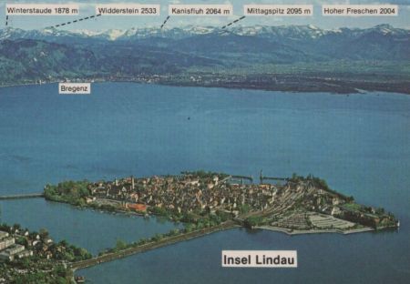 Lindau - Luftbild - ca. 1985 Lindau - Luftbild - ca. 1985