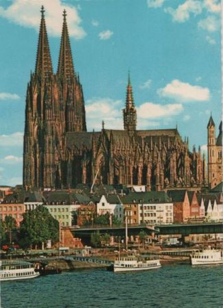Köln - Dom und Rheinufer - 1971 Köln - Dom und Rheinufer - 1971