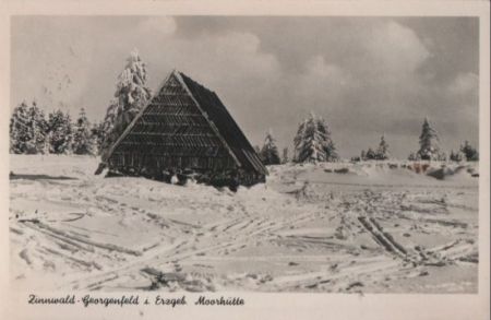 Altenberg, Zinnwald-Georgenfeld - Moorhütte - 1966 Altenberg, Zinnwald-Georgenfeld - Moorhütte - 1966